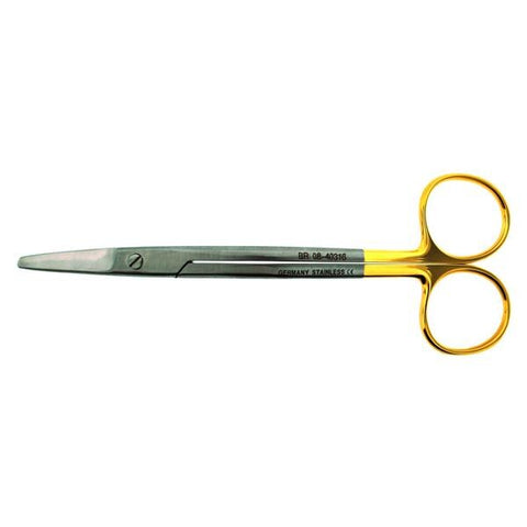 BR08-40316 - FOMON nasal scissors, angled shanks, 6", TC