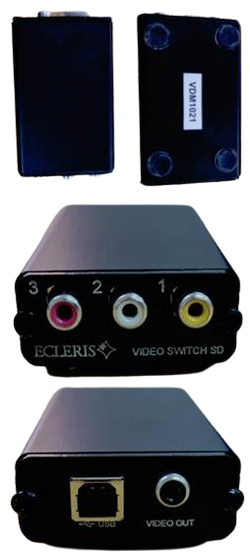 Video Switch 3 to 1 for endoDIGI SD - Multiple Camera Input