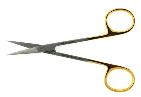 BR08-34411 - IRIS Scissor, straight, sharp/sharp, 4½" TC