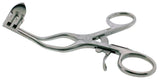 PERKINS Retractor, left side serrated, solid blade, right side 3 teeth, 5-1/8"