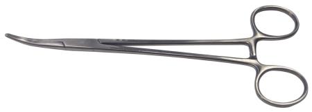 BR50-18319 - SCHNIDT Tonsil Hemostatic Forceps, ring handle, curved, serrated, 7½"