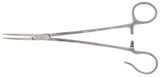 SCHNIDT Tonsil Hemostatic Forceps, one ring open, curved, serrated, 7½"