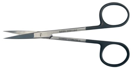 BR08-36111SC - STEVENS Tenotomy Scissor, curved, sharp, serrated, 4¼" SuperCut