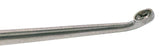 HOUSE Stapes Curette, strong angled, 2.25mm x 3mm and 2mm x 2.5mm cups, double ended, flat handle, 7"
