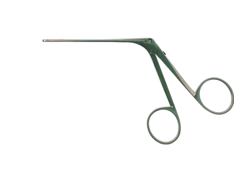 Ear Forceps Hartmann 3-1/4 Inch Surgical Grade Stainless Steel NonSterile NonLocking Finger Ring Handle Straight 0.75 mm Round Cups