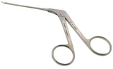 FISCH Ear Scissors, curved right OR left, 3.0mm x .75mm x 2.0mm, 3¼"