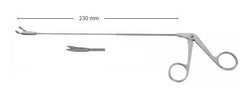 Micro Laryngeal Scissor, straight, horizontal 4.0mm, 9"