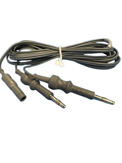 Cable 5950-14 – Dual Banana ESU End with Elmed Bi-Cut Scissor Instrument End