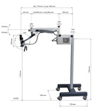 ECLERIS MICROSCOPE- OM-100 (WALL MOUNT or FLOOR-STAND),erie med supplies, erie medical supplies